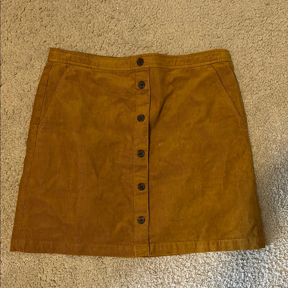 J. Crew Tan Mini Skirt Casual Workwear